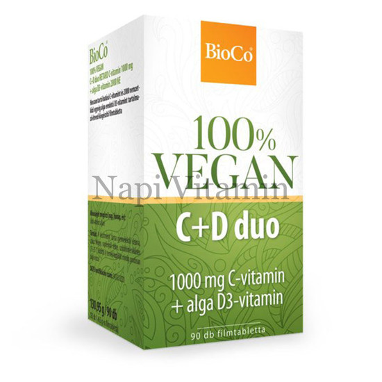 BioCo 100% Vegan C+D duo filmtabletta 90x
