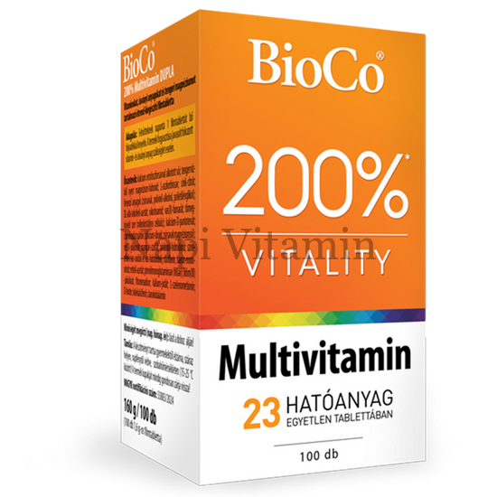 BioCo Multivitamin 200% Vitality filmtabletta 100x