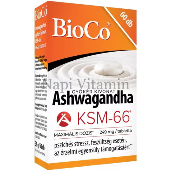BioCo Ashwagandha KSM-66 tabletta 60x