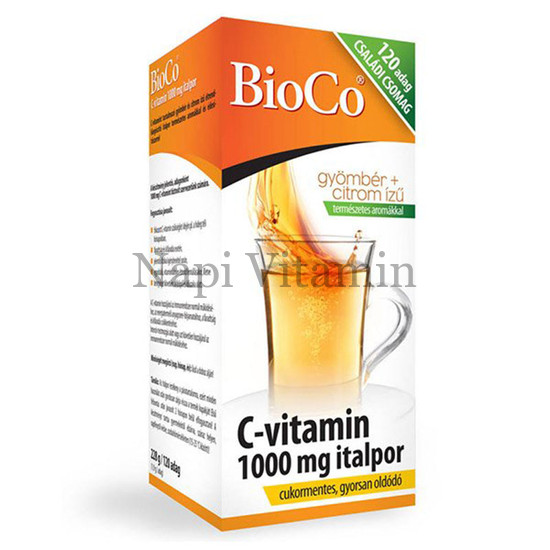 BioCo C-vitamin 1000 mg italpor 120x