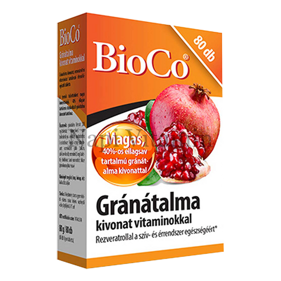 BioCo Gránátalma tabletta 80x BioCo Gránátalma tabletta 80x