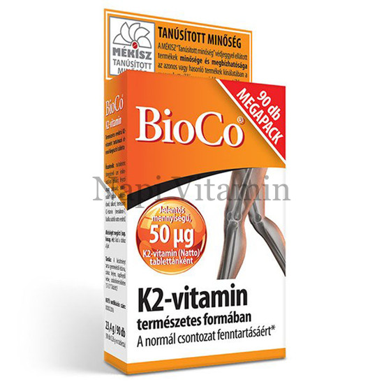 BioCo K2-vitamin tabletta 90x