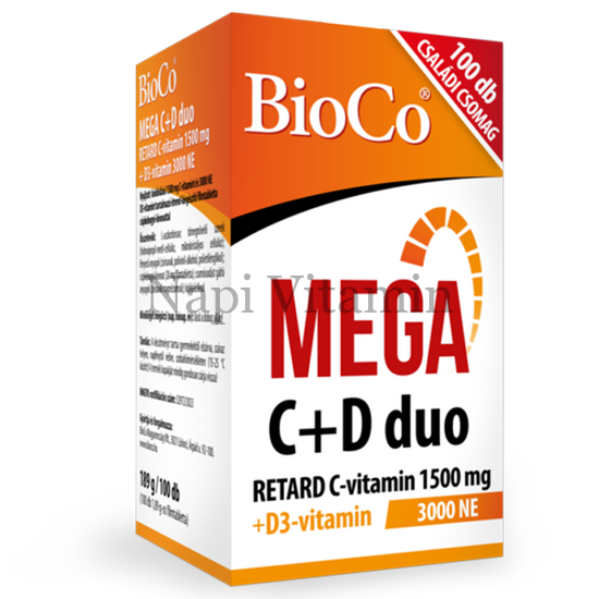 BioCo Mega C+D duo retard filmtabletta 100x
