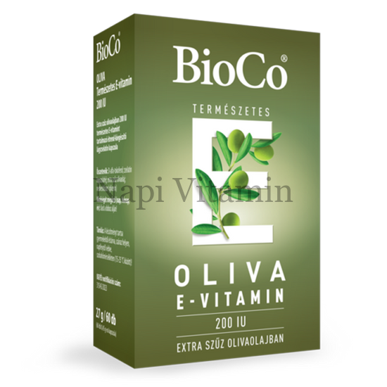 BioCo Oliva Természetes E vitamin 200E lágy kapszula 60x