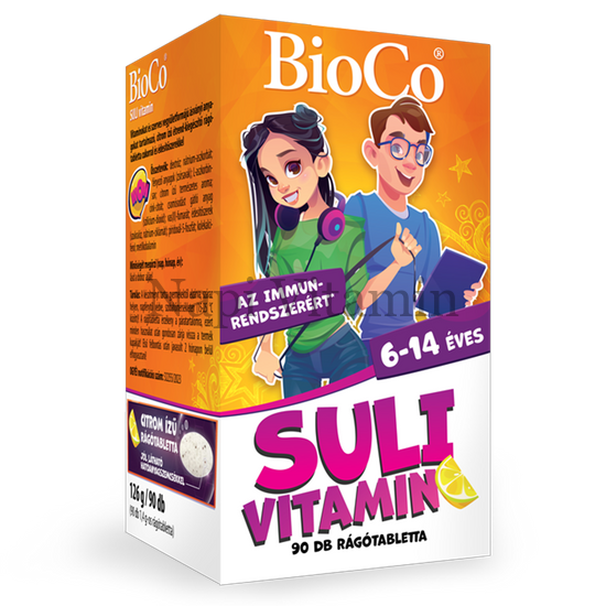 BioCo Suli vitamin citromos rágótabletta 90x