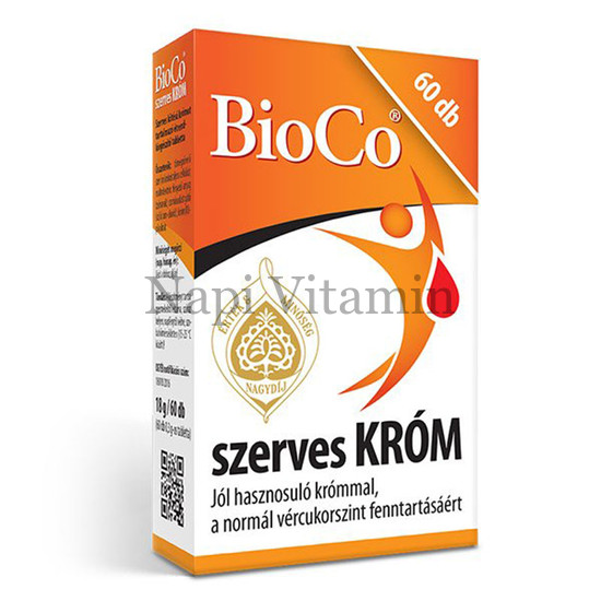 BioCo Szerves Króm tabletta 60x