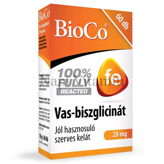 BioCo Vas-biszglicinát 20mg tabletta 60x