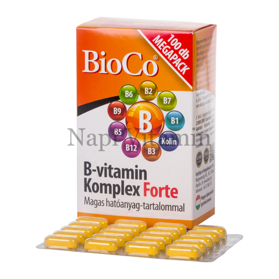 BioCo B-vitamin Komplex Forte tabletta 100x