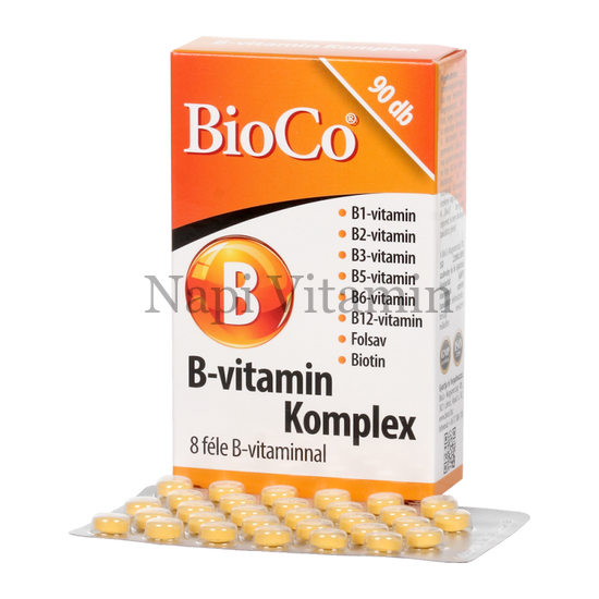 BioCo B-vitamin Komplex tabletta 90x