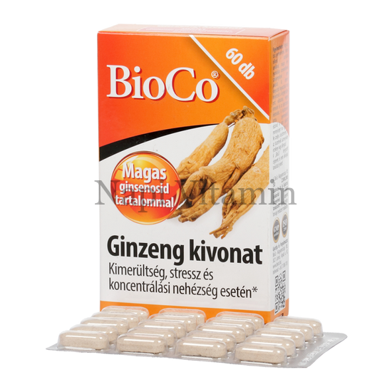 BioCo Ginzeng kivonat tabletta 60x