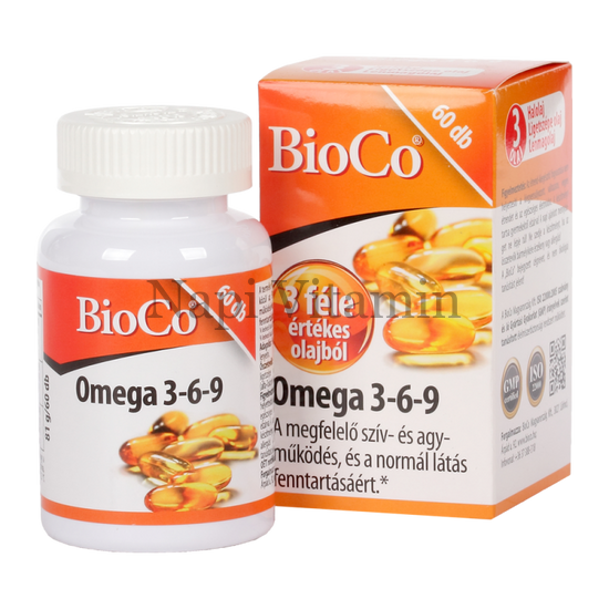 BioCo Omega 3-6-9 lágyzselatin kapszula 60x