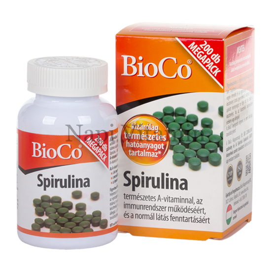 BioCo Spirulina tabletta 200x BioCo Spirulina tabletta 200x