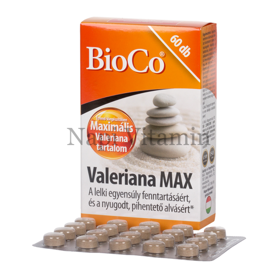 BioCo Valeriana MAX tabletta 60x