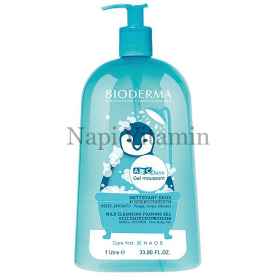 BIODERMA ABC Derm Gel Moussant fürdető gél 1000ml