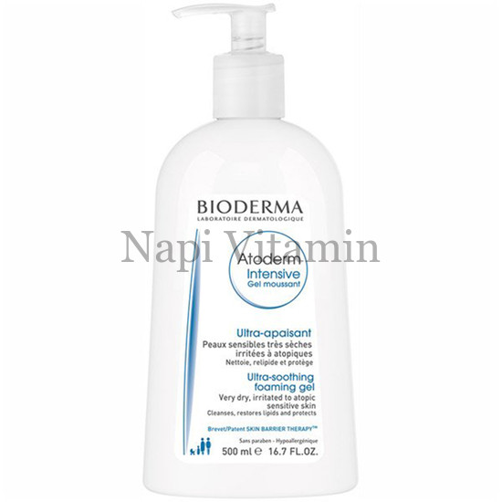 BIODERMA Atoderm Intensive Gel Moussant habzó gél 500ml