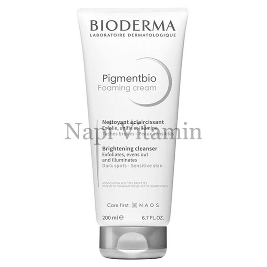 BIODERMA Pigmentbio Foaming Cream habzó krémlemosó 200ml BIODERMA Pigmentbio Foaming Cream habzó krémlemosó 200ml