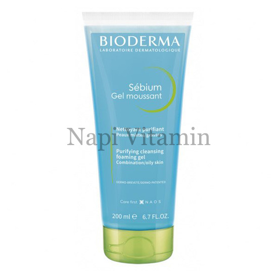 BIODERMA Sébium Gel Moussant tisztító gél 200ml