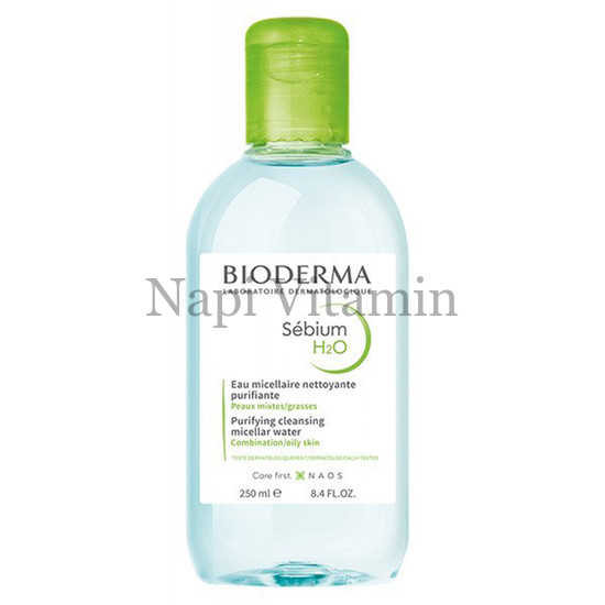 BIODERMA Sébium H2O arc- és sminklemosó 250ml