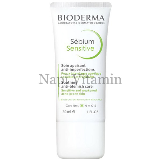 BIODERMA Sébium Sensitive bőrápoló krém 30ml
