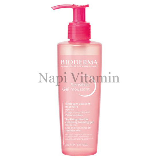 BIODERMA Sensibio Gel Moussant habzó gél 200ml