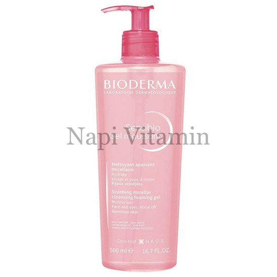BIODERMA Sensibio Gel Moussant habzó gél 500ml