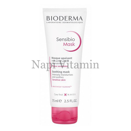BIODERMA Sensibio Mask nyugtató és hidratáló maszk 75ml