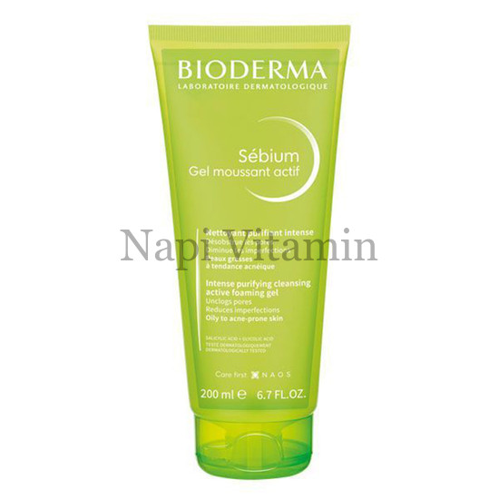 BIODERMA Sébium Gel Moussant Actif habzó gél 200ml
