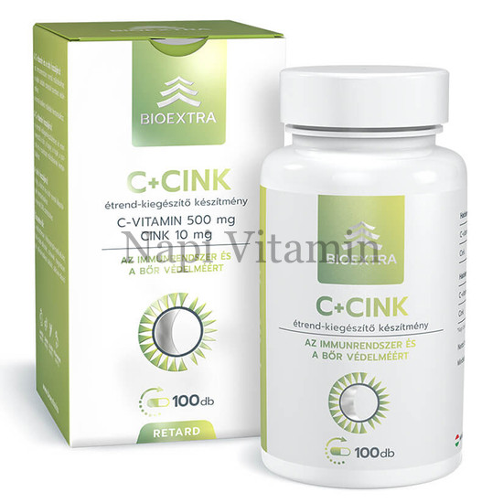 Bioextra C+Cink retard kapszula 100x