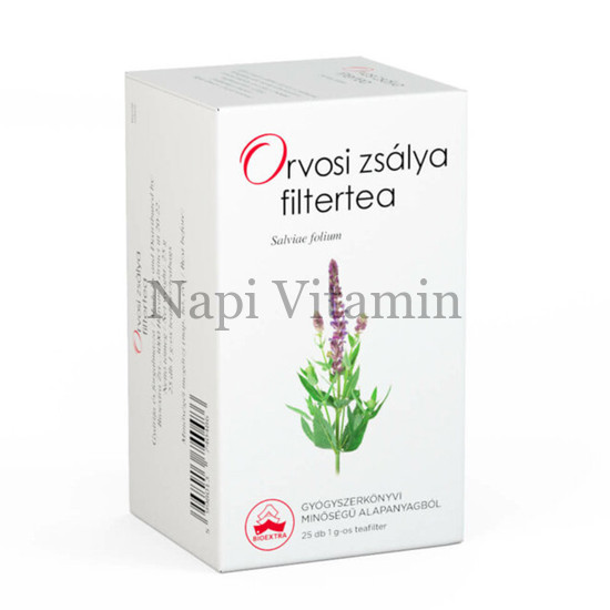 Bioextra Orvosi Zsálya filteres tea 25x Bioextra Orvosi Zsálya filteres tea 25x