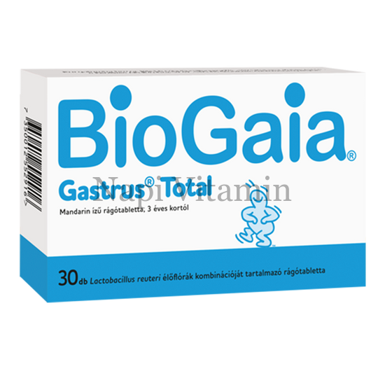BioGaia Gastrus® Total rágótabletta 30x