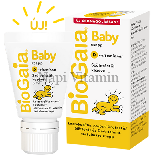 BioGaia Protectis Baby D3 étrend-kiegészítő csepp 5ml