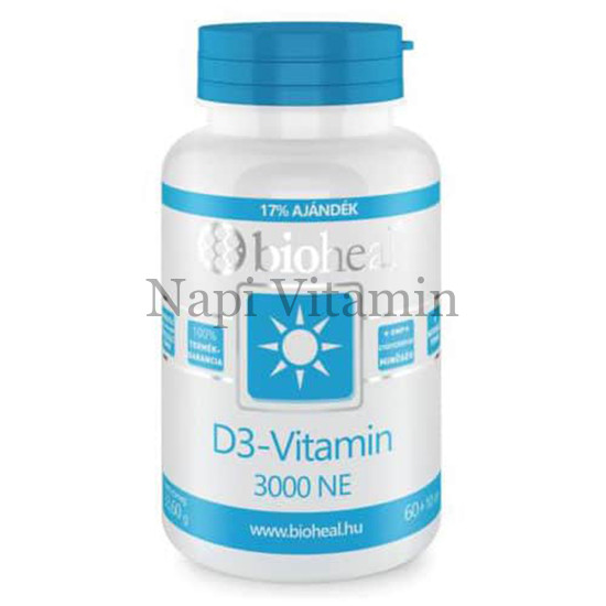 Bioheal D3-vitamin 3000NE kapszula 70x