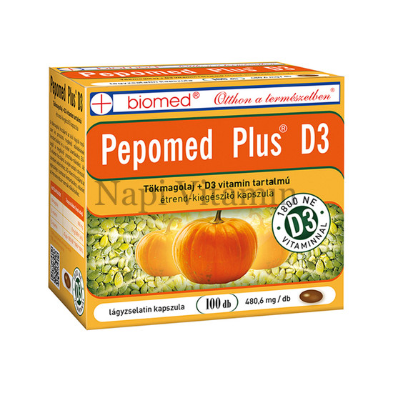 Biomed Pepomed Plus D3 kapszula 100x