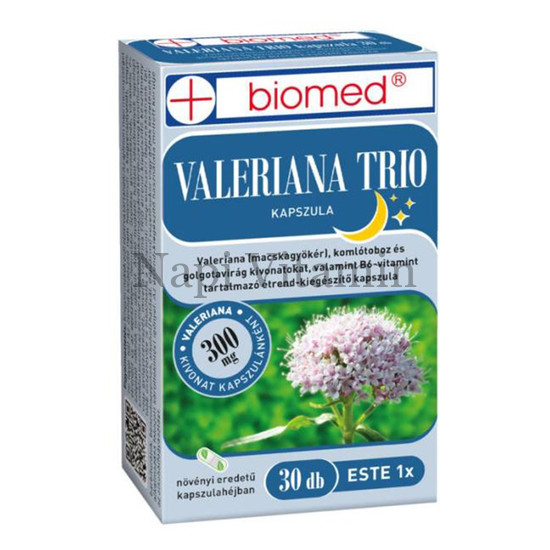 Biomed Valeriana Trio kapszula 30x