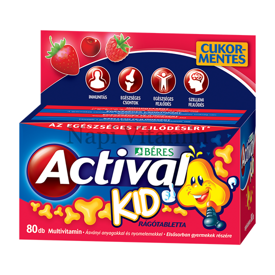Béres Actival Kid rágótabletta 80x