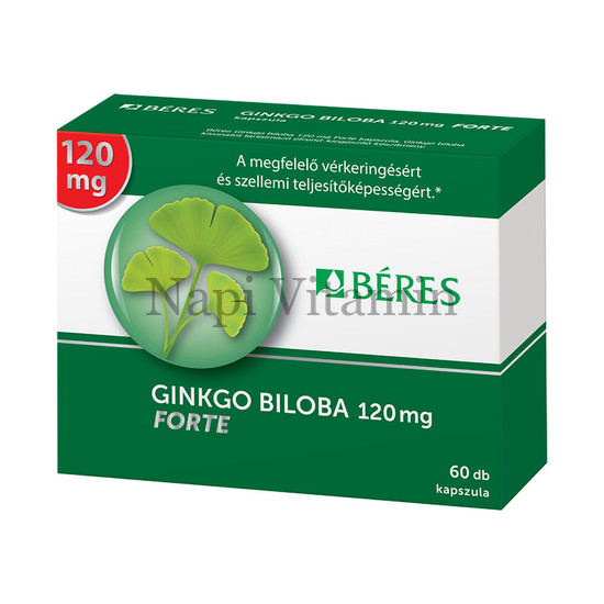 Béres Ginkgo Biloba 120 mg Forte kapszula 60x