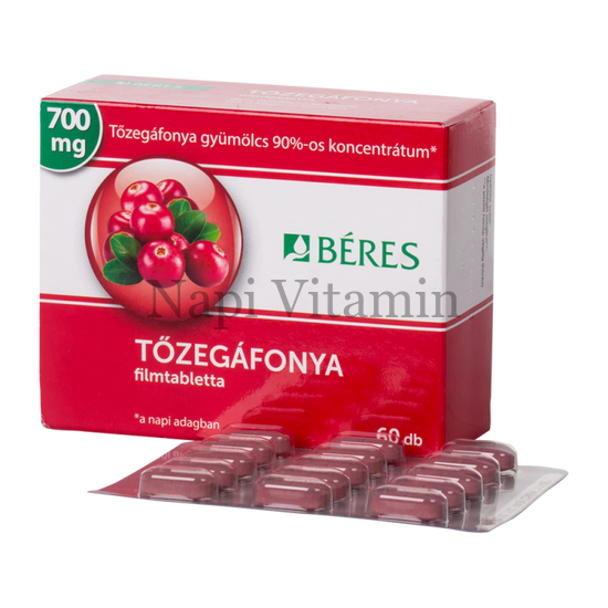 Béres Tőzegáfonya filmtabletta 60x