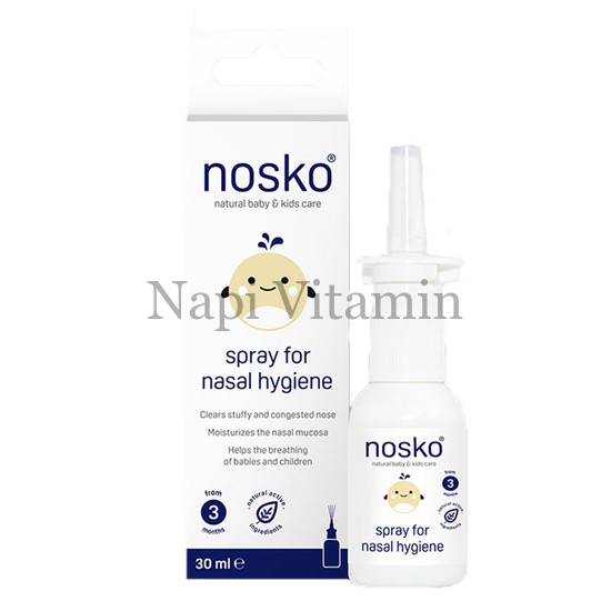 Nosko Baby izotóniás tengervizes orrspray 30ml
