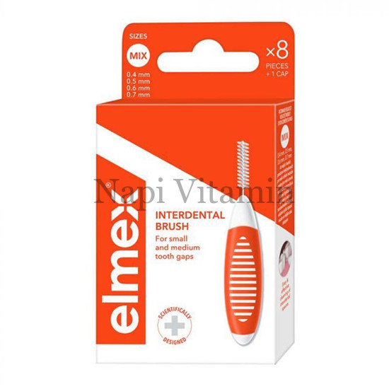 Elmex fogköztisztító kefe mix 8x