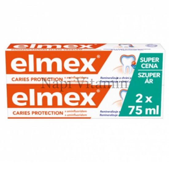 Elmex Caries Protection/Red fogkrém duopack 2x75ml