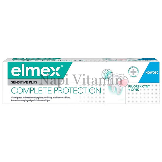 Elmex Sensitive Plus Complete Protection fogkrém 75ml Elmex Sensitive Plus Complete Protection fogkrém 75ml