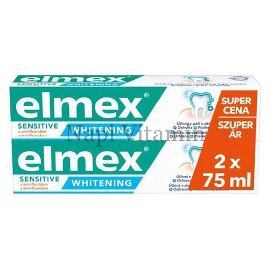 Elmex Sensitive fogkrém duopack 2x75ml