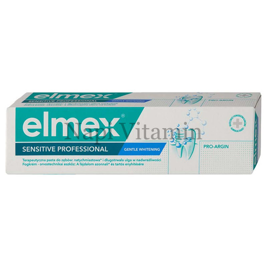 Elmex Sensitive Professional Gentle Whitening fogkrém 75ml Elmex Sensitive Professional Gentle Whitening fogkrém 75ml
