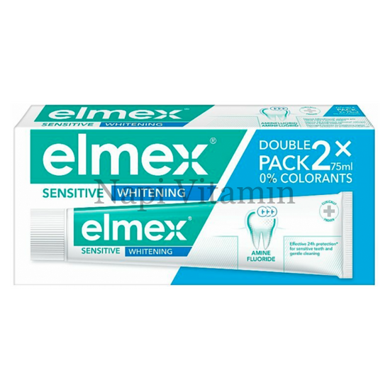 Elmex Sensitive Whitening fogkrém duopack 2x75ml