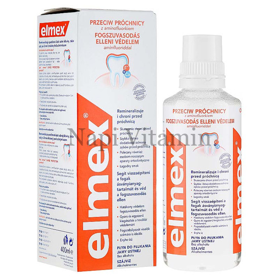 Elmex fogszuvasodás elleni szájvíz 400ml