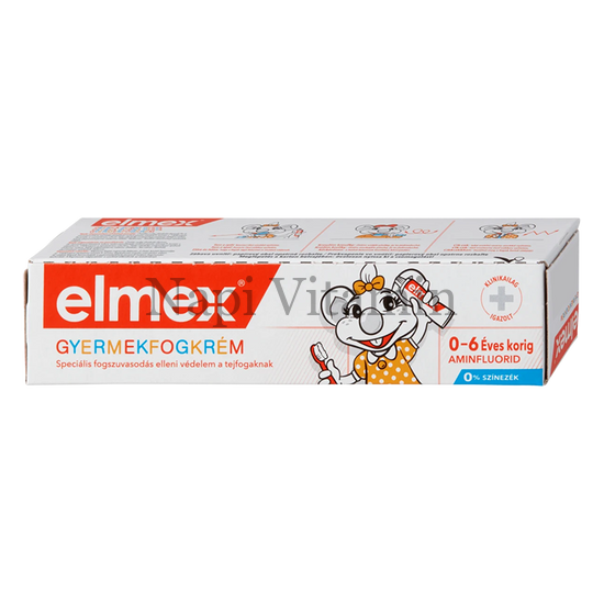 Elmex fogkrém gyermek 0-6 éves korig 50ml