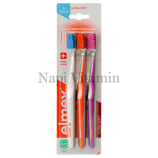Elmex Ultra Soft fogkefe 3x