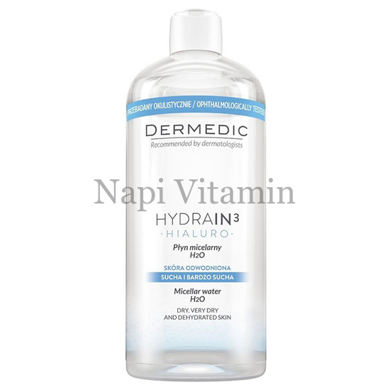 Dermedic Hydrain micellás víz H2O 500ml