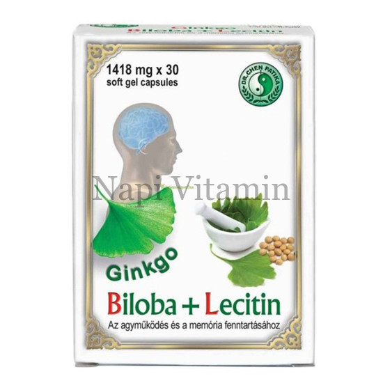 Dr. Chen Ginkgo Biloba + Lecitin kapszula 30x