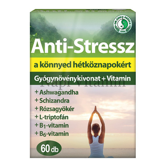 Dr. Chen Anti-Stressz gyógynövény + Vitamin kapszula 60x